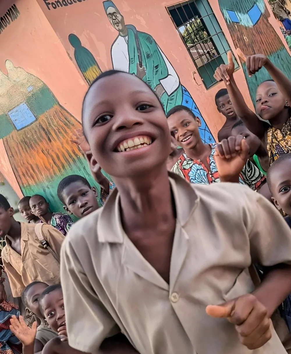 Smiling student